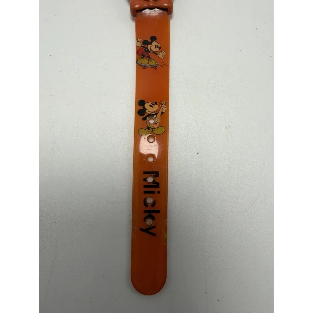 Disney Mickey Mouse Vintage Childrens Watch‎ New Battery 21MM 6.5
